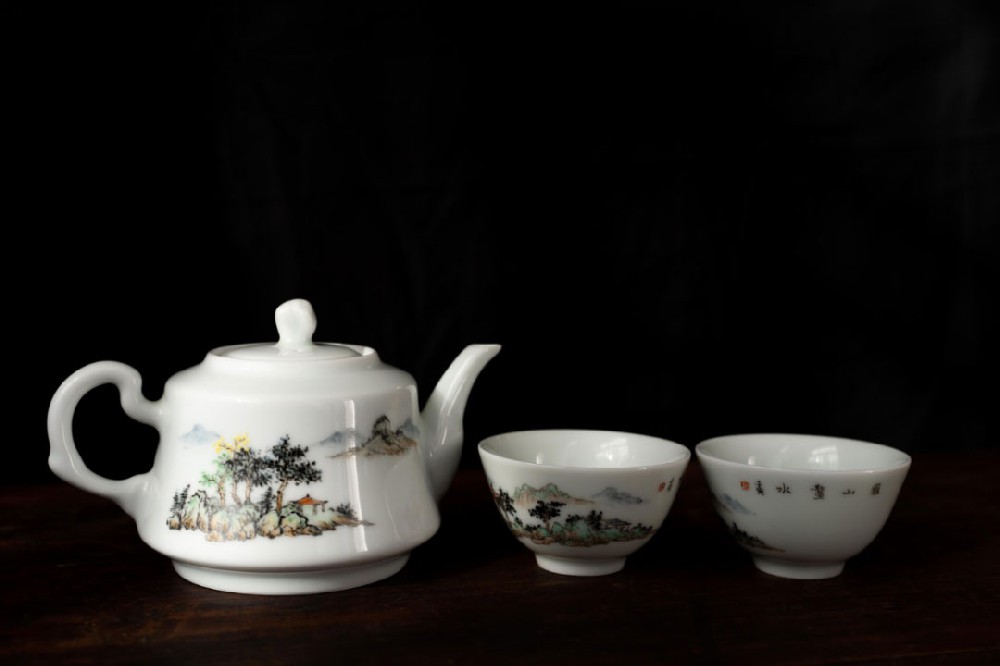 ‌雁山鳌水黄汤茶器‌